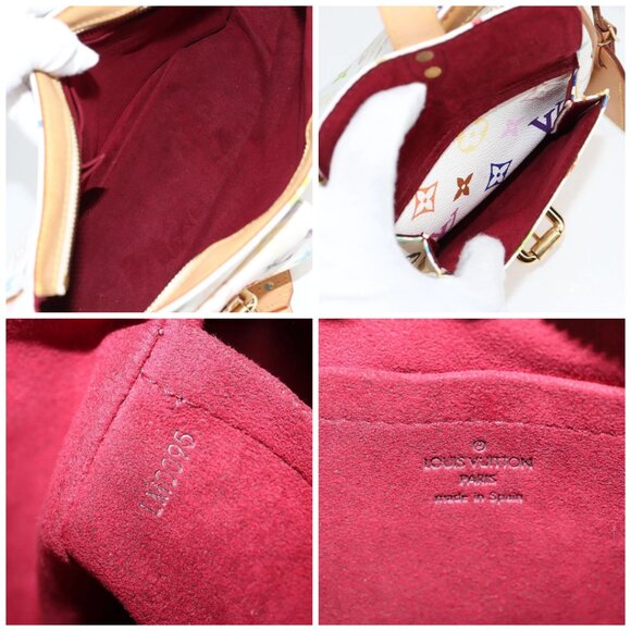 LOUIS VUITTON Monogram Multicolor Lodge GM Bag White M40051 Auth 136625V - Picture 15 of 16